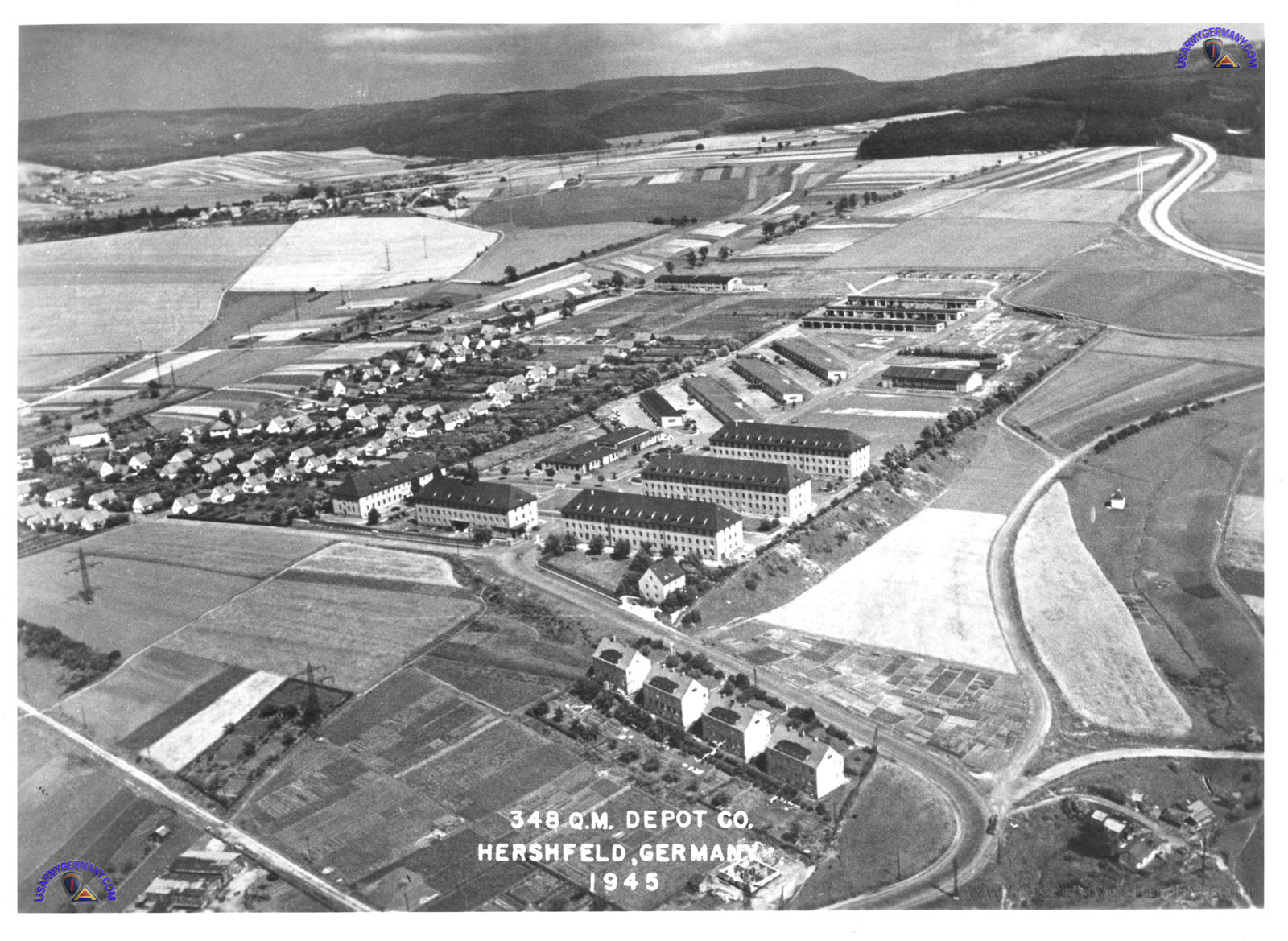 USAREUR Aerial Photos Bad Hersfeld 1945